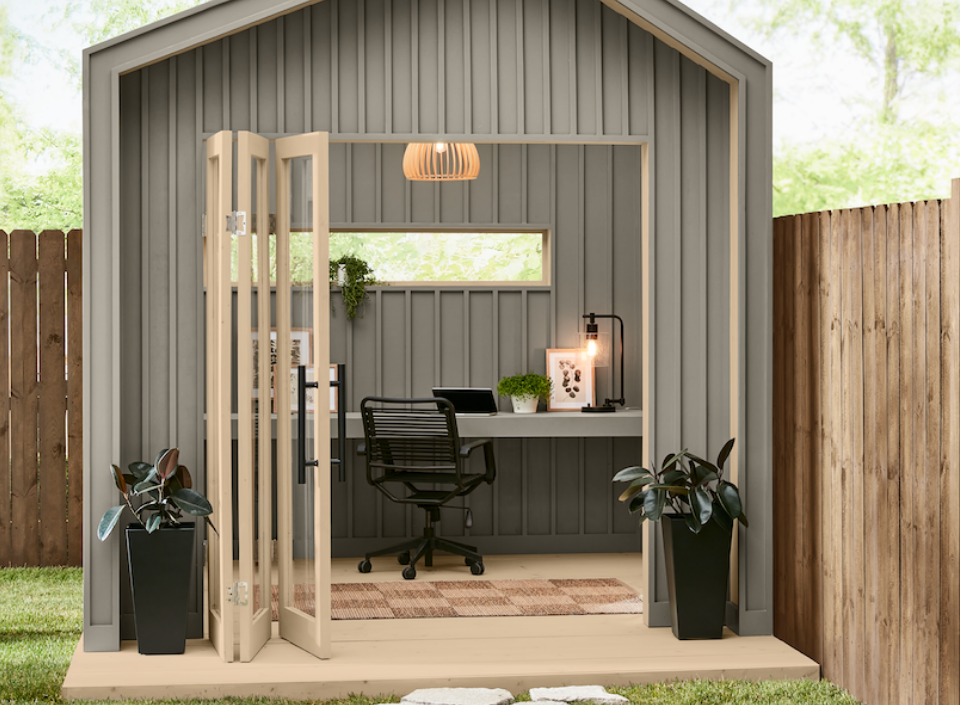 outdoor shed